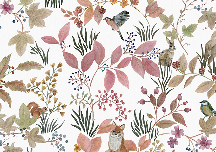 Hedgerow, Persephone - Twist&Fit Roller Blind - Image 6